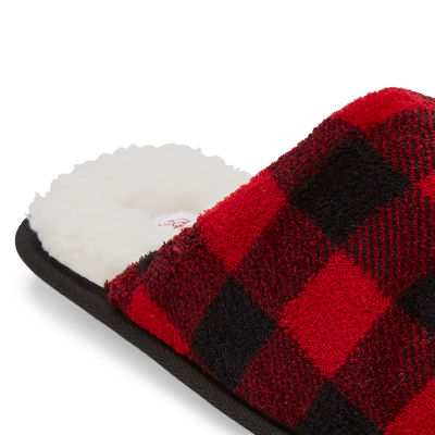 North Pole Trading Co. Head-To-Toe Buffalo Family Unisex Adult Slip-On Slippers
