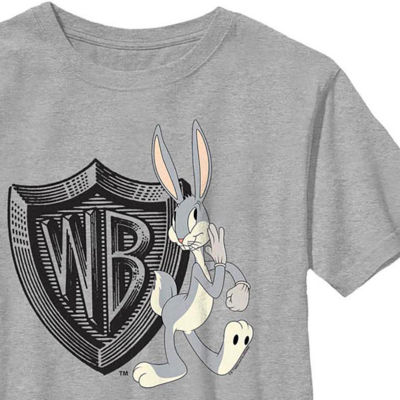 Little & Big Boys Warner Bros. Crew Neck Short Sleeve Looney Tunes Graphic T-Shirt