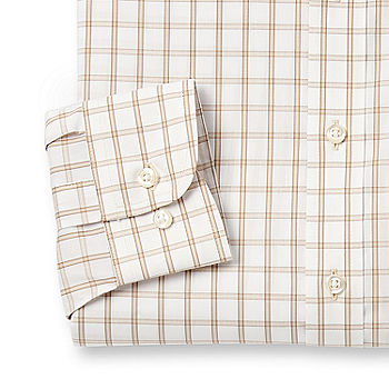Stafford Smart Tech Mens Regular Fit Stretch Fabric Wrinkle Free Long  Sleeve Dress Shirt - JCPenney