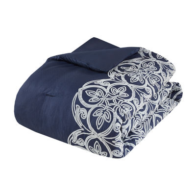 Madison Park Marlon Flocking 7-pc. Midweight Comforter Set