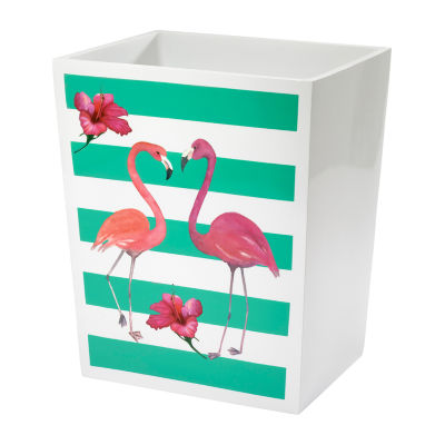 Avanti Flamingo Paradise Trash Cans