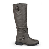 Jcpenney gray boots best sale