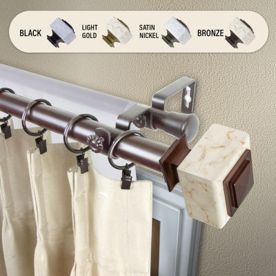 Rod Desyne Estelle Double Curtain Rod