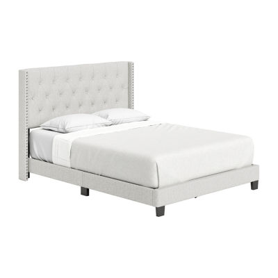 Mila Upholstered Wooden Bed