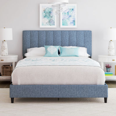 Lenora Upholstered Wooden Bed