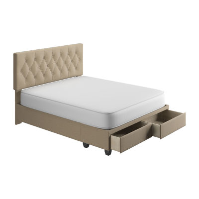 Boyd Sleep Shane Platform Bed Frame with Storage Drawers