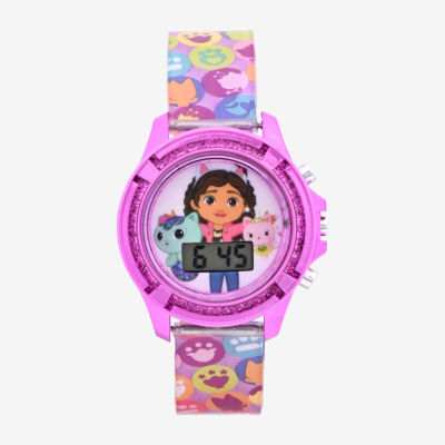 Nickelodeon Gabby's Dollhouse Girls Digital Multicolor 4-pc. Watch Boxed Set Gab40001