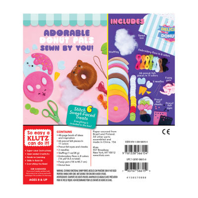 Klutz Sew Your Own Donut Animals Sewing Kit