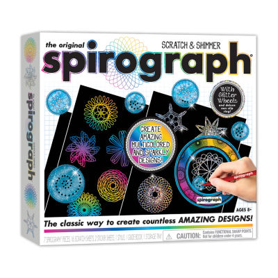 Spirograph Scratch & Shimmer Art Set