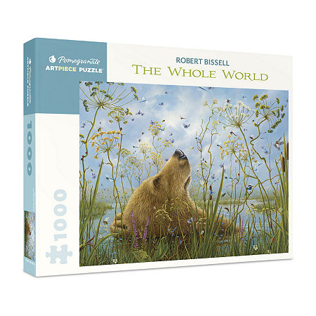 Pomegranate Communications, Inc. Robert Bissell - The Whole World Puzzle: 1000 Pcs Puzzle, One Size, Multiple Colors