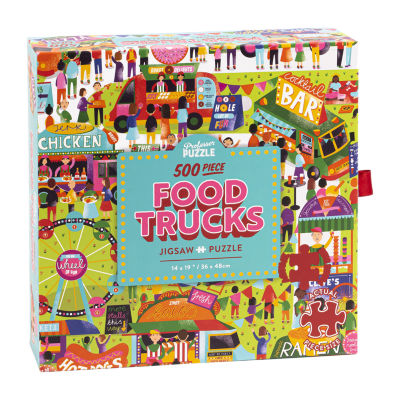 Professor Puzzle Food Trucks 500 Pcs 500-pc. Puzzle