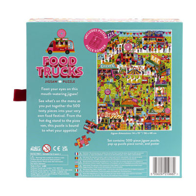 Professor Puzzle Food Trucks 500 Pcs 500-pc. Puzzle