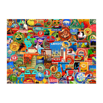 Willow Creek Press Lewis T. Johnson - World Of Travel: 1000 Pcs 1000-pc. Puzzle