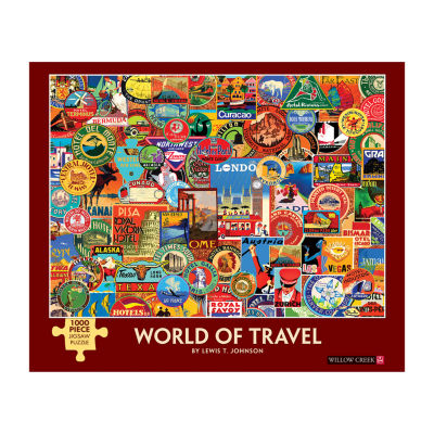 Willow Creek Press Lewis T. Johnson - World Of Travel: 1000 Pcs 1000-pc. Puzzle