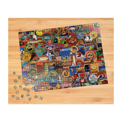 Willow Creek Press Lewis T. Johnson - World Of Travel: 1000 Pcs 1000-pc. Puzzle