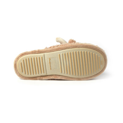 Dearfoams Mens Memory Foam Slip-On Slippers
