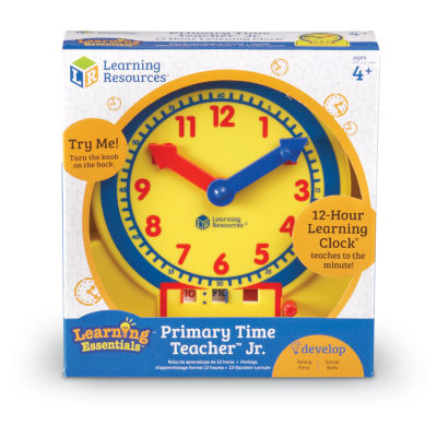 Learning Resources Primary Time Teacherãƒâ‚Ã‚Â™ 12-Hour Junior Learning Clockãƒâ‚Ã‚Â®