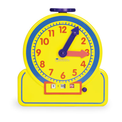 Learning Resources Primary Time Teacherãƒâ‚Ã‚Â™ 12-Hour Junior Learning Clockãƒâ‚Ã‚Â®