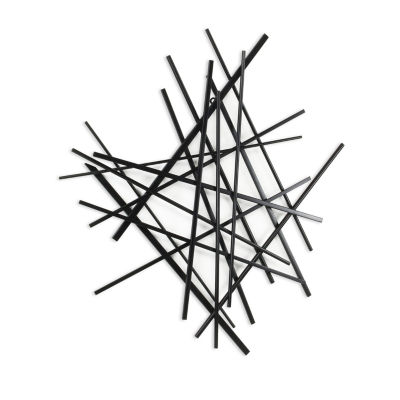 Cheungs Avalon Black Abstract Metal Wall Art