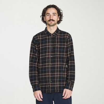 VOLCOM Mens Long Sleeve Regular Fit Flannel Shirt