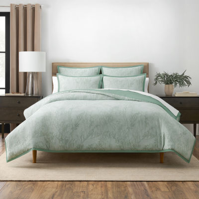 Fieldcrest Botanical Jade 3-pc. Duvet Cover Set
