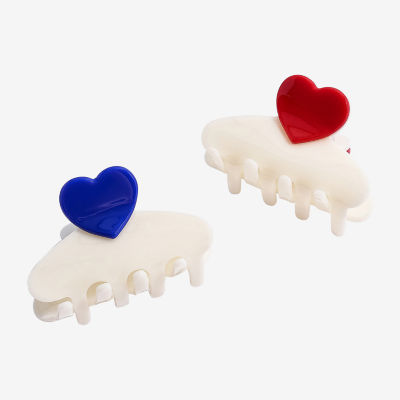 Arizona Heart 2-pc. Hair Clip