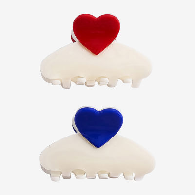 Arizona Heart 2-pc. Hair Clip