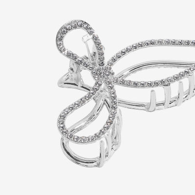 Bijoux Bar Silver Tone Bow Hair Clip