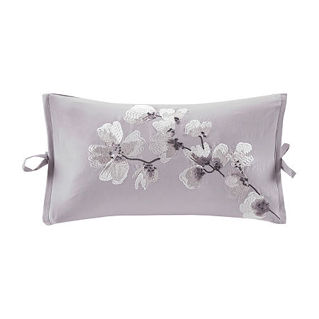 N Natori Sakura Blossom 12X20 Rectangular Throw Pillow, One Size, Purple