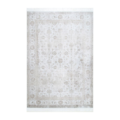 nuLoom Vintage Floral Elyse Fringe Area Rug