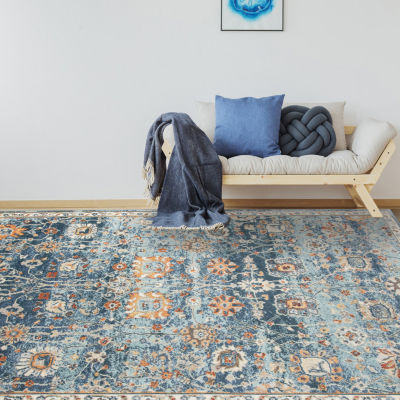 Amer Rugs Bethleham Cerr Floral Floral Indoor Outdoor Rectangular Accent Rug