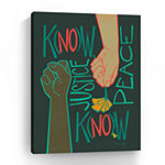 18X24 Know Justice Canvas Wall Art
