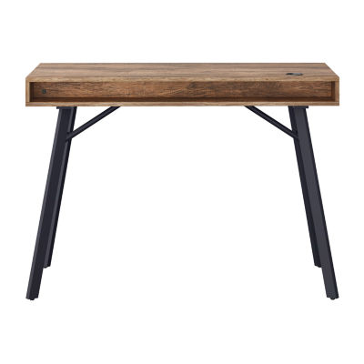 Auston Wood Top Single Drawer Desk