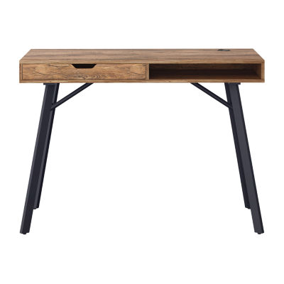 Auston Wood Top Single Drawer Desk