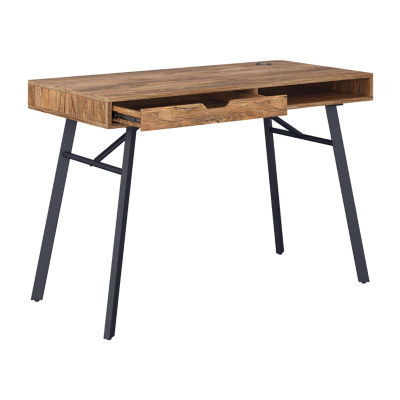 Auston Wood Top Single Drawer Desk