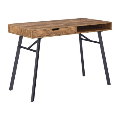Auston Wood Top Single Drawer Desk