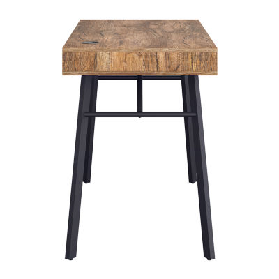 Auston Wood Top Single Drawer Desk
