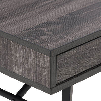 Auston Wood Top Single Drawer Desk