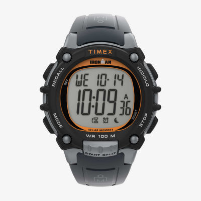 Timex Ironman Essential Mens Multi-Function Gray Strap Watch
