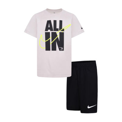 Nike 3BRAND by Russell Wilson Big Boys 2-pc. Short Set