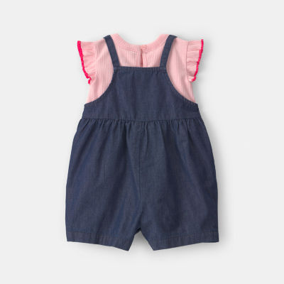 Carter's Baby Girls 2-pc. Shortall Set