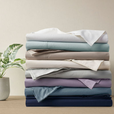 Madison Park Peached Percale Cotton Sheet Set