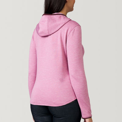 Free Country Womens Hooded Long Sleeve Quarter-Zip Pullover