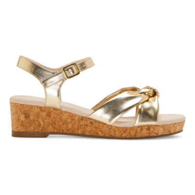 Thereabouts Little & Big  Girls Scarlett Wedge Sandals