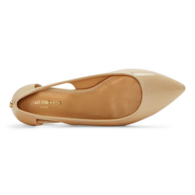 Liz Claiborne Cadence Womens Pointed Closed Toe Ballet Flats