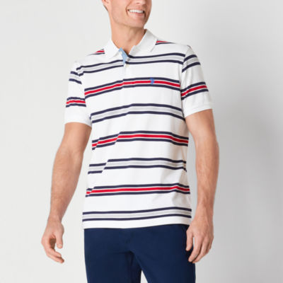 U.S. Polo Assn. Stripe Mens Classic Fit Short Sleeve Shirt