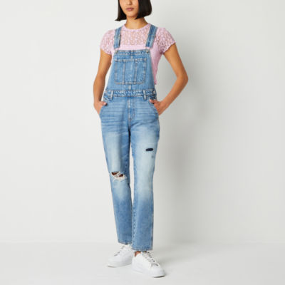 Arizona Sleeveless Overalls-Juniors