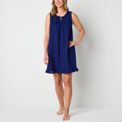 Adonna Womens Sleeveless Scoop Neck Nightgown