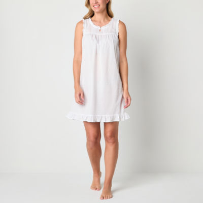 Adonna Womens Sleeveless Scoop Neck Nightgown