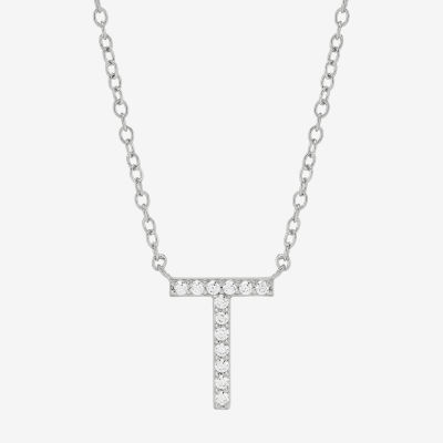 【twentyoneaugust】DIAMOND T NECKLACE Limited Quantities! 